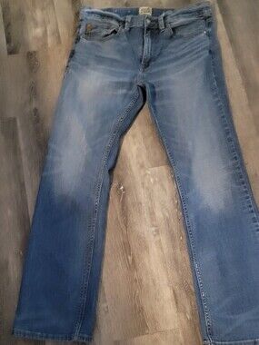 Moon Shine Men's Mid-Blue Straight Jeans By BRAD PASLEY